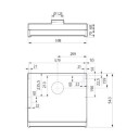 Systemair (Villavent) Monolit-ac Kjøkkenhette 60cm - til Ekstern Motor Hvit