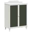  Sideboard med Tavle Hvit 80 x 40 x 110 cm Konstruert tre