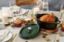 Staub  Støpejernsgryte 4,2L oval grønn