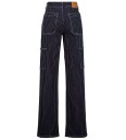 Sofie Schnoor Jenter Jeans   Dark Blue Stripete   Sofie Schnoor   8 år 128   Jeans   Blå