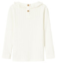 Lil- Atelier Rachel Nis Long Sleeve Slim Top Hvit 122/128
