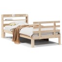  Sengeramme med hodegavl 90x190 cm heltre furu