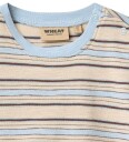 Wheat T skjorte   Fabian   Multi Blue Stripe   Wheat   1 år 80   T skjorte Beige Blå Brun