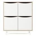 Decotique Sand Skap Eik / Hvit