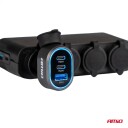 Amio Hurtiglader 85W med 2x USB-C og 1x USB-A