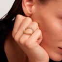 PDPAOLA Karae Ring 18 kt. Gullbelagt sølv AN01-640-52 - Dame - 925 sterling silver