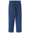 name it Nkfrose Hw Wide Cargo Jeans 6190-Bs Noos Blue 122