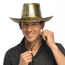 Boland Party Partners Cowboyhatt Gull med Sømmer One size 01193