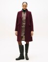 Tommy Hilfiger Classic Sb Wool Reg Coat Burgundy 34