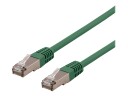 Deltaco SFTP-62GH - koblingskabel - 2 m - grønn