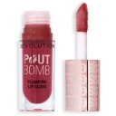 Makeup Revolution Pout Bomb Plumping Gloss Rosewood Rose Pink