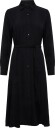 Lauren Ralph Lauren Belted Double Faced Georgette Shirtdress   Black   34