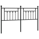  Sengegavl i metall svart 180 cm 8720845883539