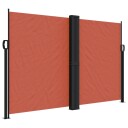  Uttrekkbar sidemarkise 160x1200 cm terrakotta 4004828