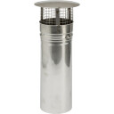 130 mm Metalbestos Omega pipevifte med netting