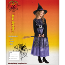 Halloween Starlight Witch Kostyme 5-6 år 110-120 cm NTI-889446