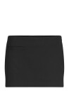 Monki Low Waisted Mini Suiting Skirt - Black - 42