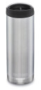 Klean Kanteen TKWide 473ml (Café Cap) OneSize, Brushed Stainless