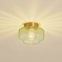 Lindby taklampe Hildur grønn glass Ø 22 cm