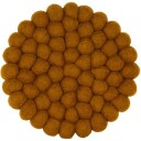 Holmen  Dakota gryteunderlag i ull 19x19x2,5 cm lys brun