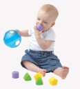 PlayGro Roll &  Sort Ball Aktivitetsleke Blå