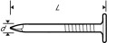 Essve 2,5x35mm Pappspiker FZV for Takpapp og Asfalt - 550 Stykker