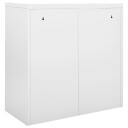 vidaXL Skap med skyvedør 90x40x90 cm stål grå