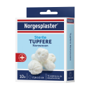 Norgesplaster Sterile tupfere 10 stk.
