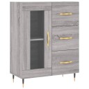 vidaXL Skjenk grå sonoma 69,5x34x90 cm konstruert tre