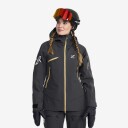 Atlas 3L Ski Jacket Dame Anthracite Storrelse:XS Skalljakke Turjakke & Vindjakke