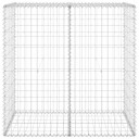 vidaXL Gabion med dekker galvanisert stål 100x60x100 cm