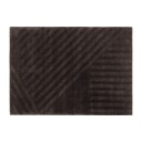 NJRD Levels ullteppe stripes brun 170 x 240 cm