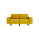 Vilsa 2 seters sofa   Gul/Brun