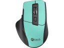 C-Tech Ergo Wlm-05/Ergonomisk/Optisk/Trådløs Usb/Grønn