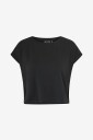 Aim'n Treningstopp Soft Basic Roll Sleeve Top Svart
