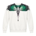 Marcelo Burlon, Herre, Gensere & Hettegensere, Hvit, L,