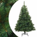  Kunstig sammensatt juletre med stativ grønn 150 cm PVC stål
