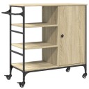  Kjøkkentralle sonoma eik 87,5x38,5x84,5 cm konstruert tre 842387