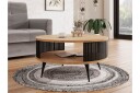 Galia Sofabord 75 cm - Svart/Beige