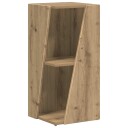 vidaXL Sidehylle Artisan Eik 33 x 32 x 70,5 cm Konstruert tre