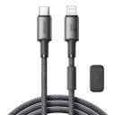 Joyroom Unlimited Series USB-kabel 60W USB-C til Lightning 1,2 m grå