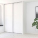 ELFA SKYVEDØR ORIGINAL SØLV/HVIT 623X2350