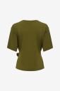 JDY   Topp Jdydea Life 2/4 Knot Top Jrs   Brun