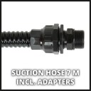 Sugeslange med plastkobling Einhell 7m/1