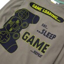 Gaming Pysjamas Eat Sleep Game Repeat - 134 / 9 år - Barn - Gutt/Jente - 95% bomull/5% viskose