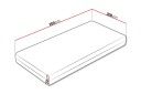Arigna Fjærmadrass 200x200 cm -