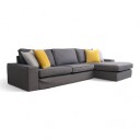 Ikea Nyrenset Grå Kivik 4-seter sofa med sjeselong