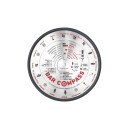Kikkerland Bar Compass med 16 cocktailoppskrifter - Rustfritt stål 5,3"