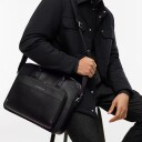 Tommy Hilfiger Th Central Slim Computer Bag   Black   ONE SIZE