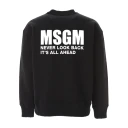 Msgm Herre Gensere & Hettegensere Svart L,